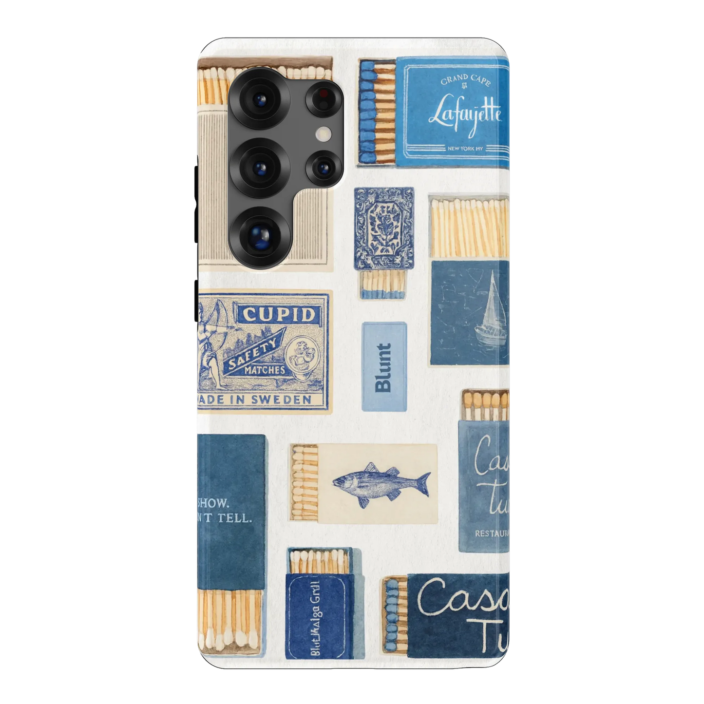 Teal flame Samsung Case