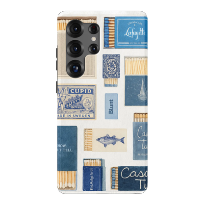 Teal flame Samsung Case