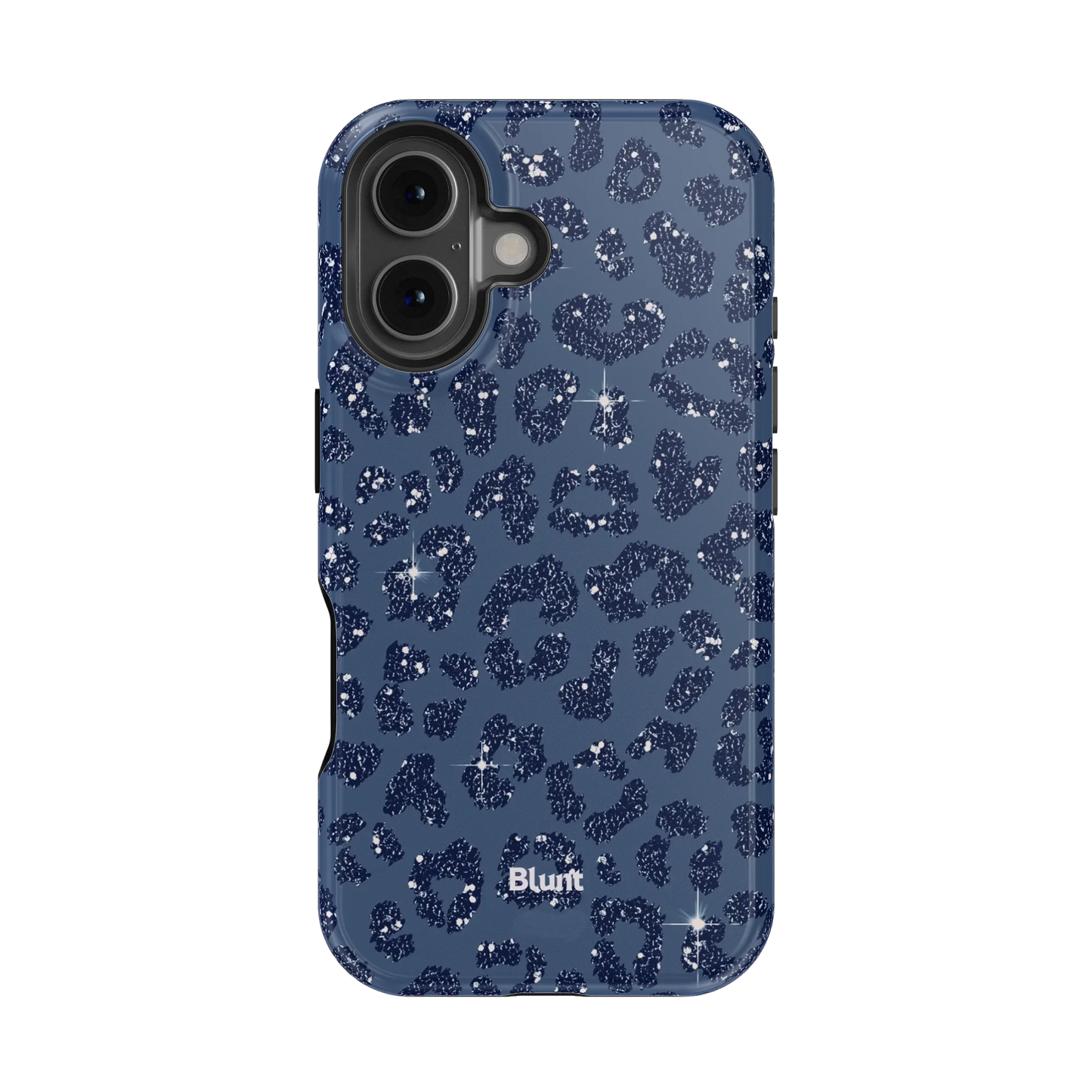 Blue Cheetah Print iPhone Case