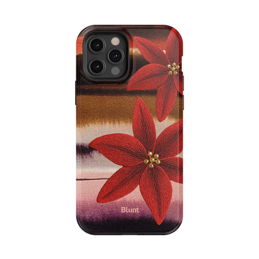 Crimson Bloom iPhone Case