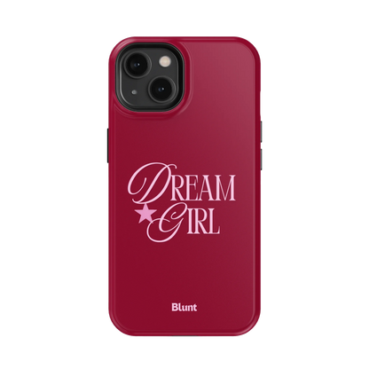 Dream Girl Maroon iPhone Case