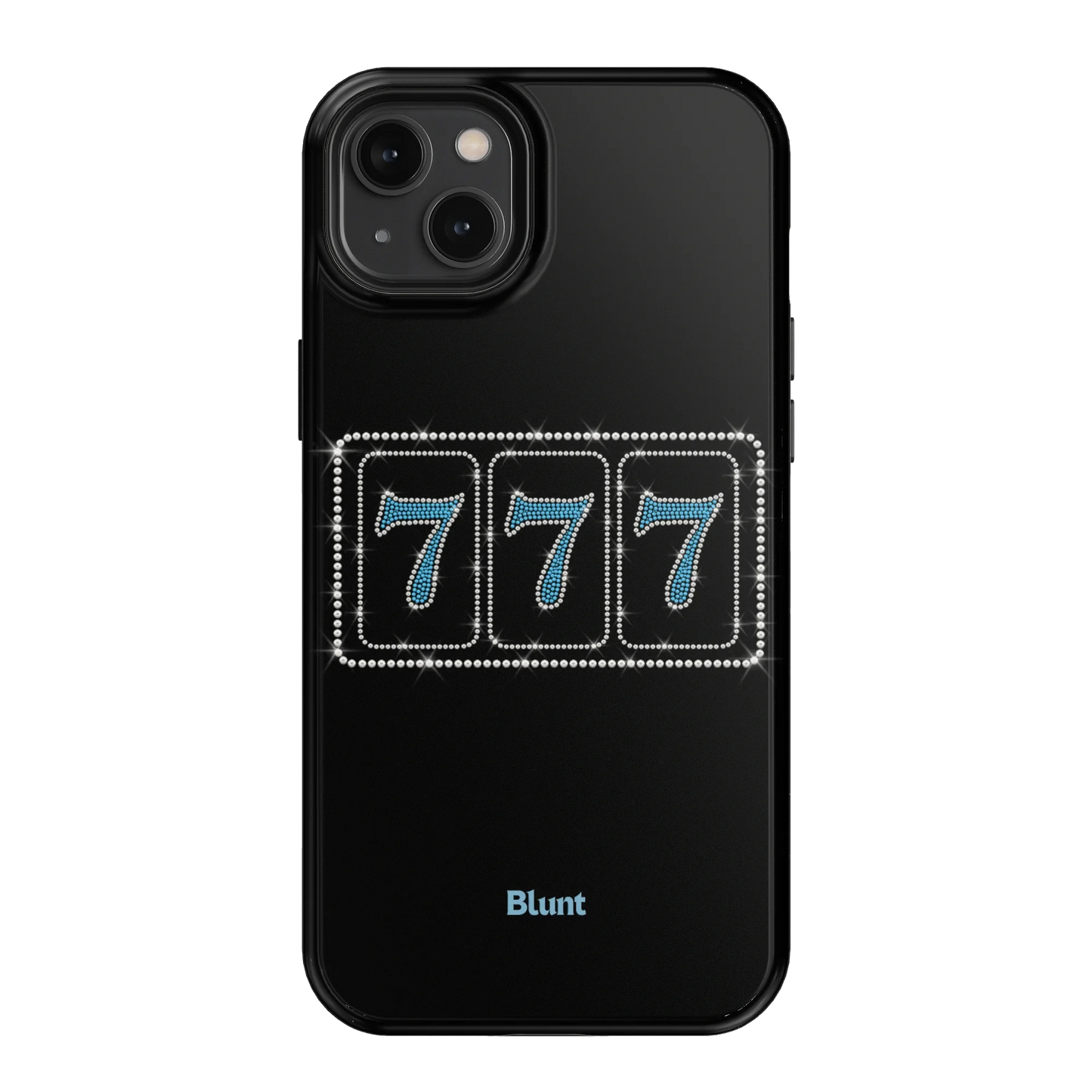 Blue Lucky 777 iPhone Case