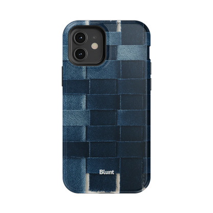 Indigo Weave iPhone Case