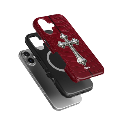 Crimson Crux iPhone Case