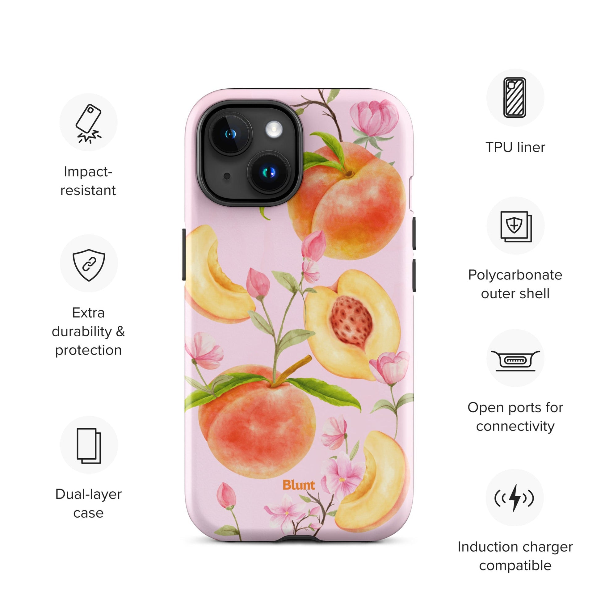 Peach Babe iPhone Case - blunt cases