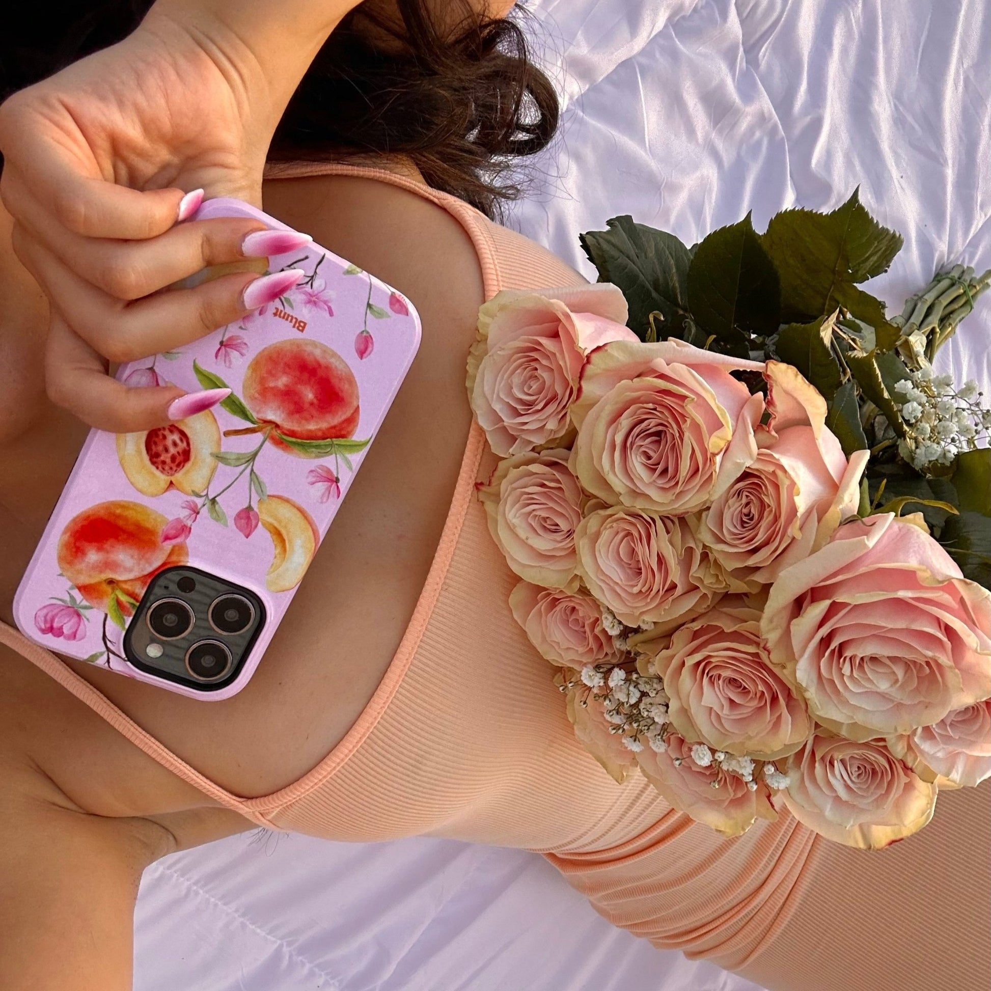 Peach Babe iPhone Case - blunt cases