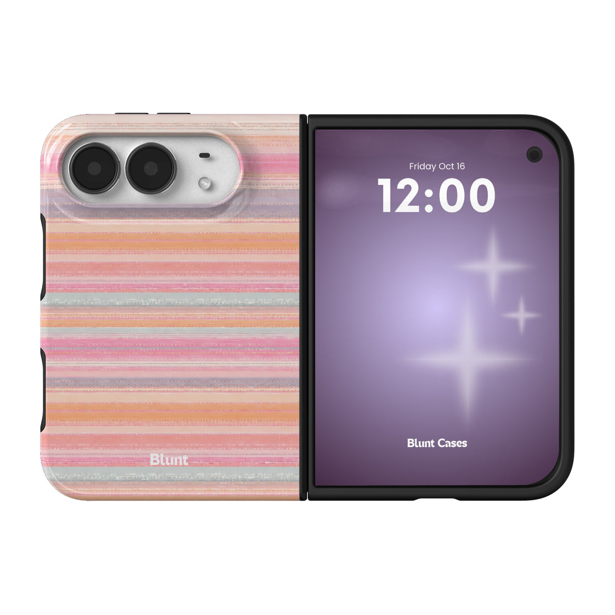 peachy-lines-iphone-case iPhone 18 Duo case, view 1
