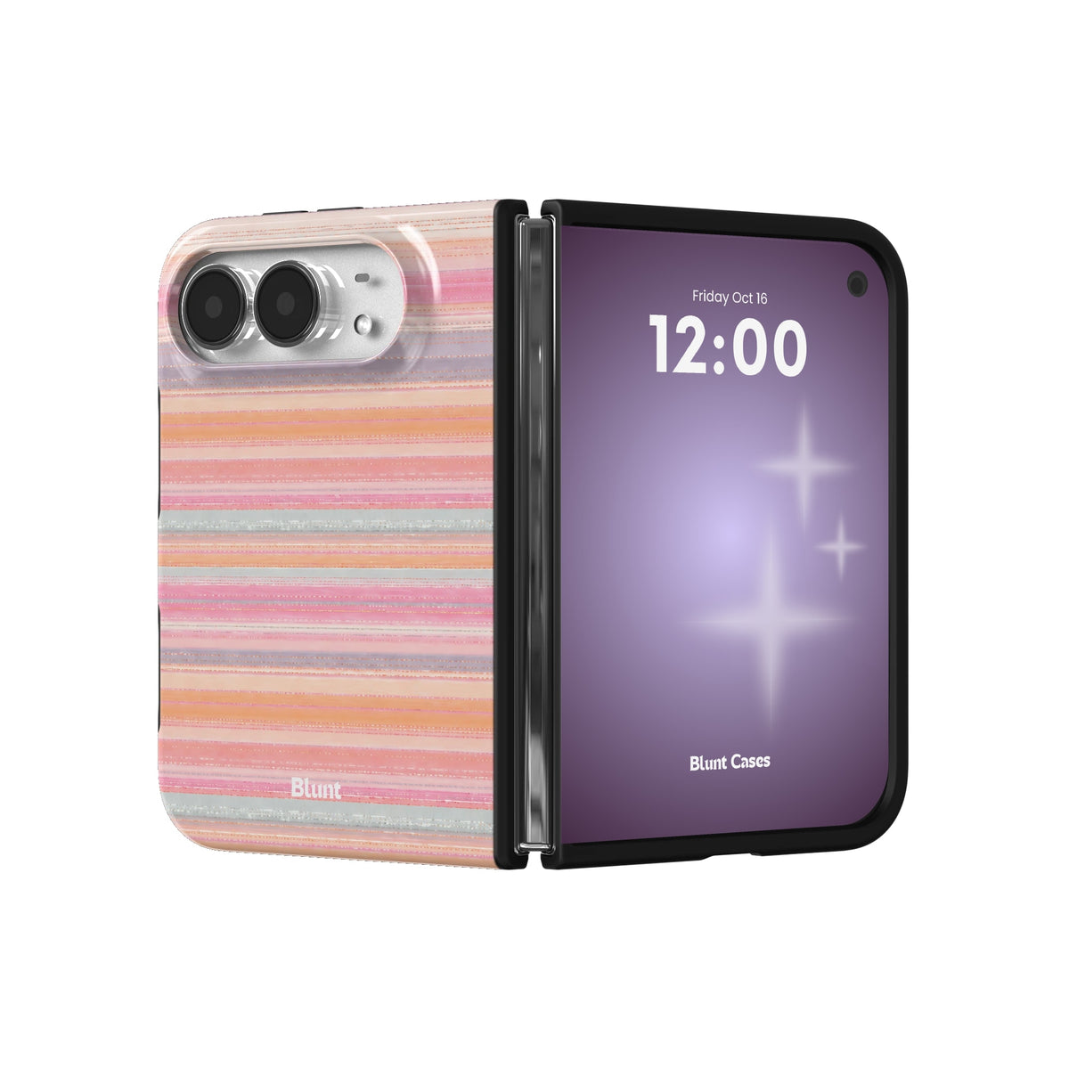 peachy-lines-iphone-case iPhone 18 Duo case, view 3