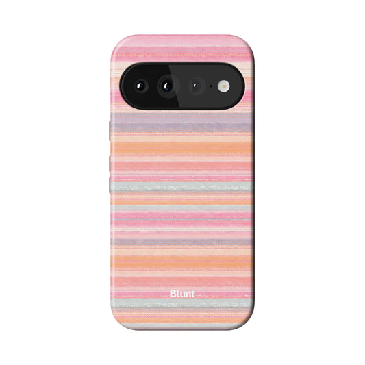 Peachy Lines Pixel Case - Blunt Cases