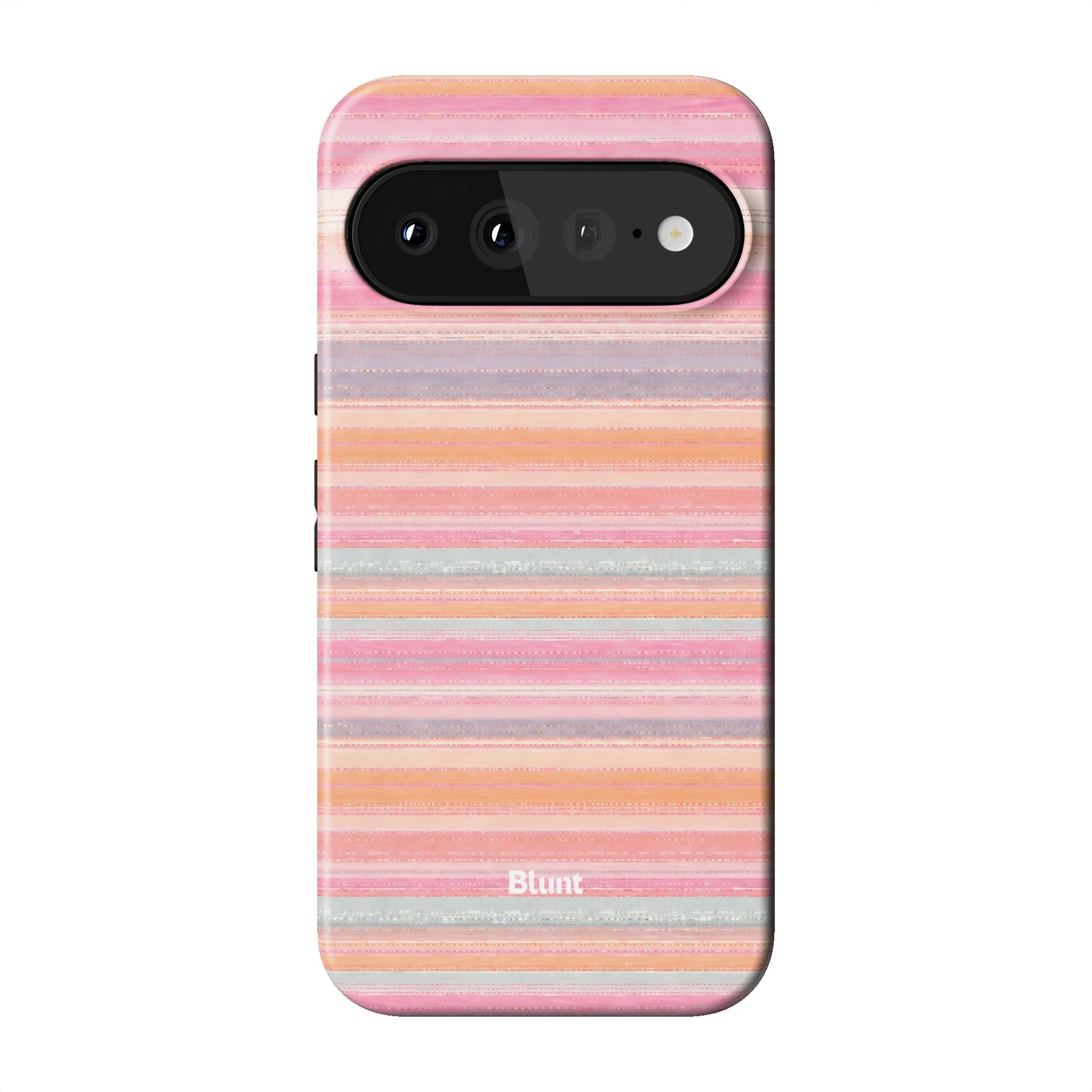 Peachy Lines Pixel Case - Blunt Cases