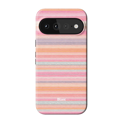 Peachy Lines Pixel Case - Blunt Cases