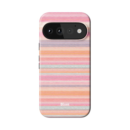 Peachy Lines Pixel Case - Blunt Cases
