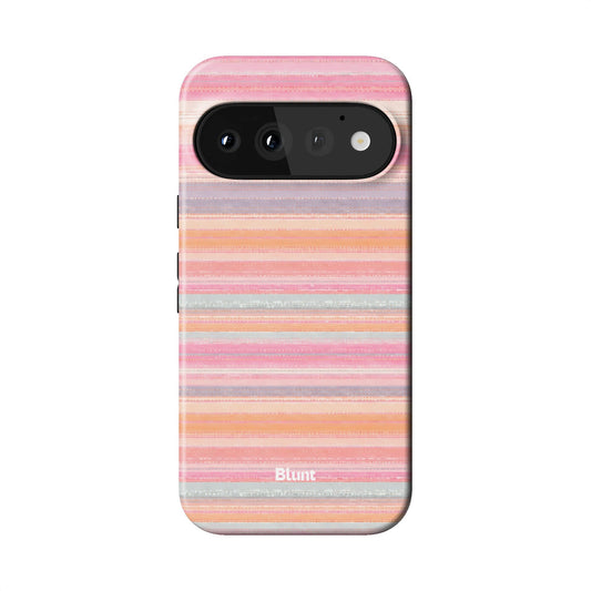 Peachy Lines Pixel Case - Blunt Cases