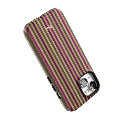 Pecan Stripe iPhone Case gallery - Iphone_15_Iphone_5