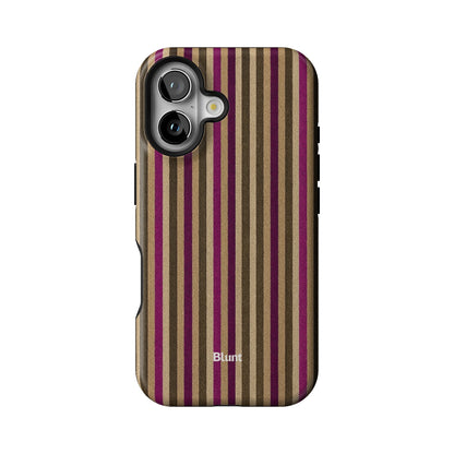 Pecan Stripe iPhone Case gallery - Iphone_16_Iphone_1