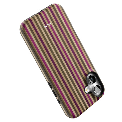 Pecan Stripe iPhone Case gallery - Iphone_16_Mini_Air_Plus_5