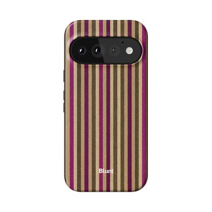 Pecan Stripe Pixel Case - Blunt Cases