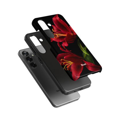 Eclipse Orchid in Red Samsung Case