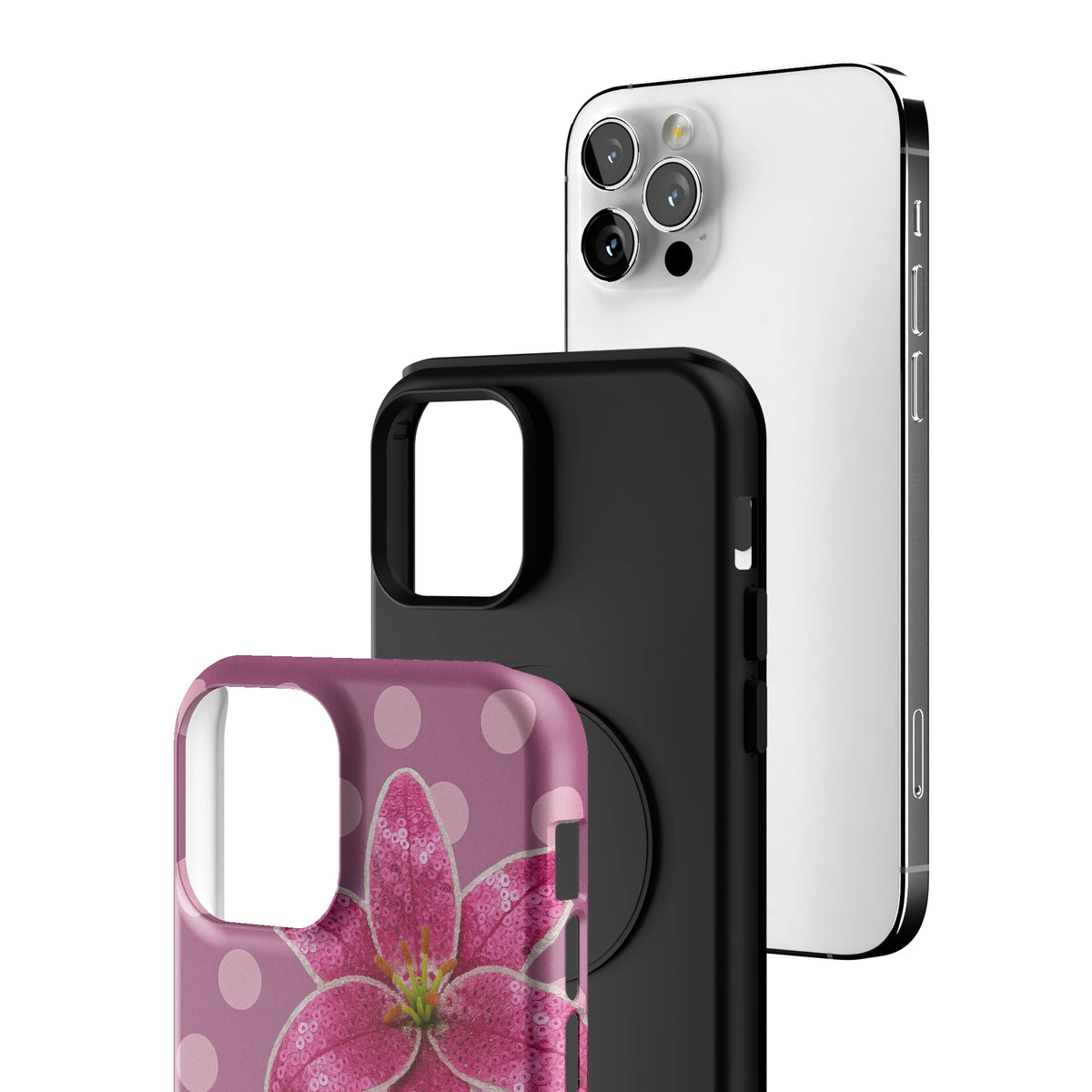 Petal Polka iPhone Case gallery - Iphone_12_Pro_3