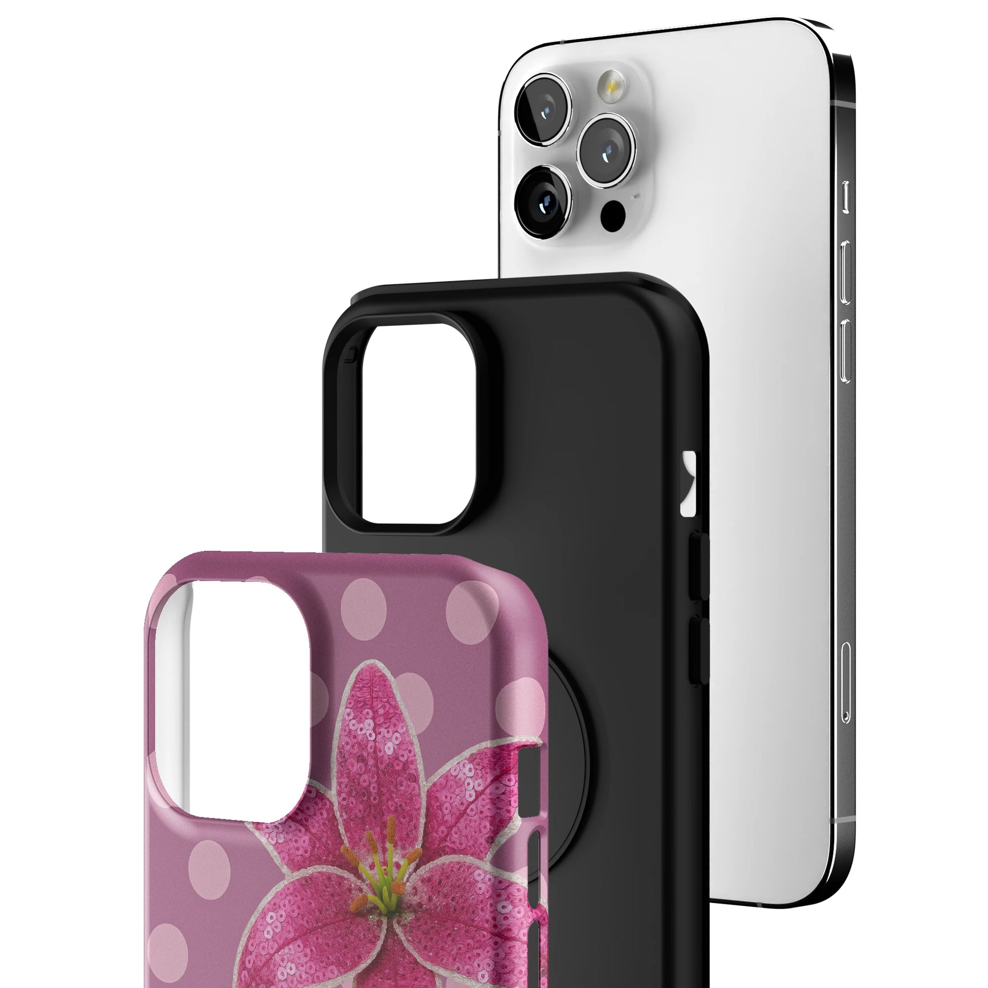 Petal Polka iPhone Case gallery - Iphone_12_Pro_Max_3