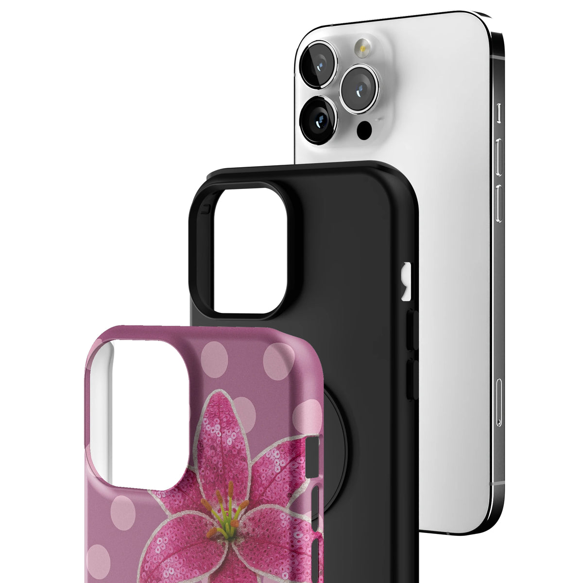 Petal Polka iPhone Case gallery - Iphone_13_Pro_Max_3