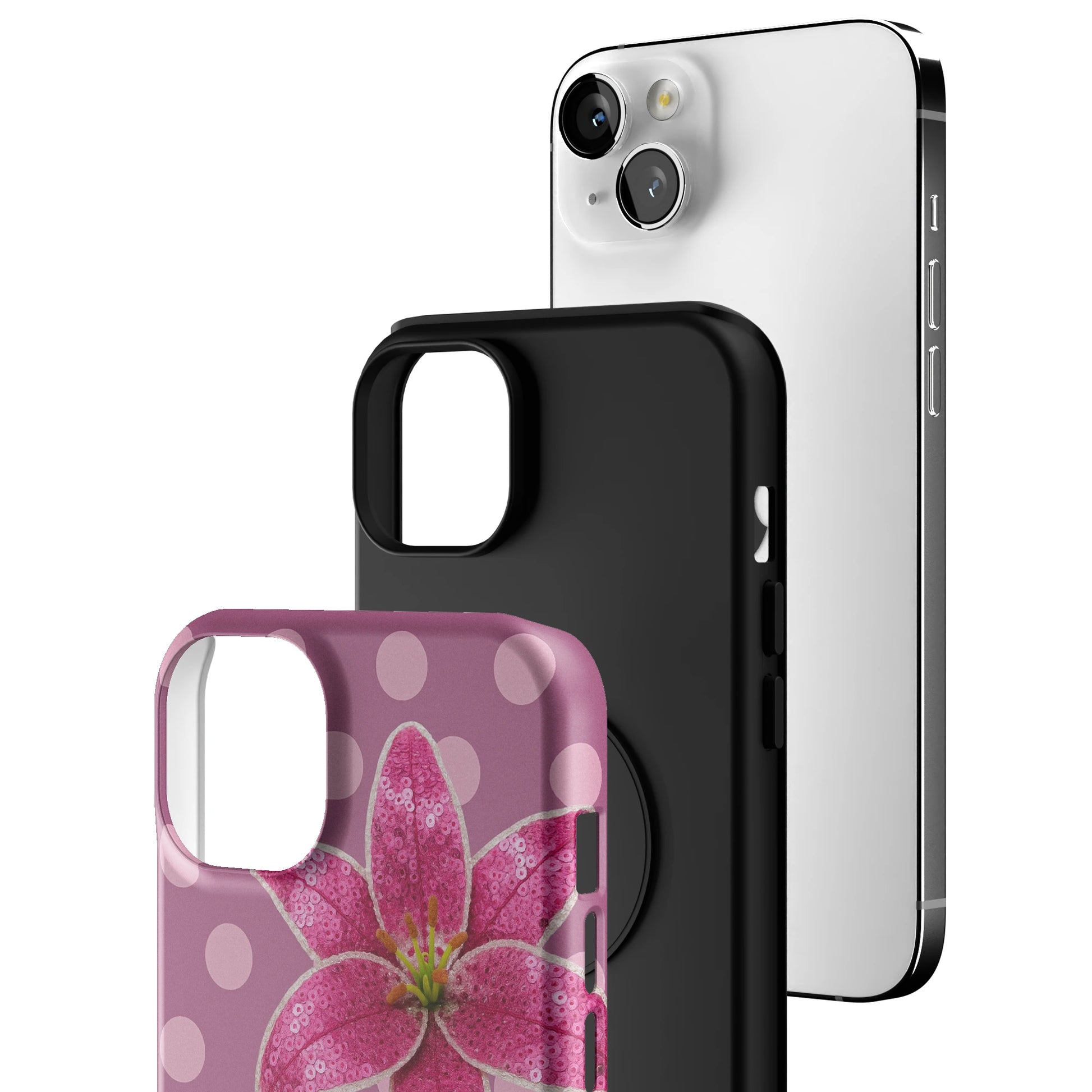 Petal Polka iPhone Case gallery - Iphone_14_Mini_Air_Plus_3