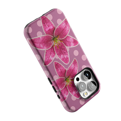 Petal Polka iPhone Case gallery - Iphone_15_Pro_5