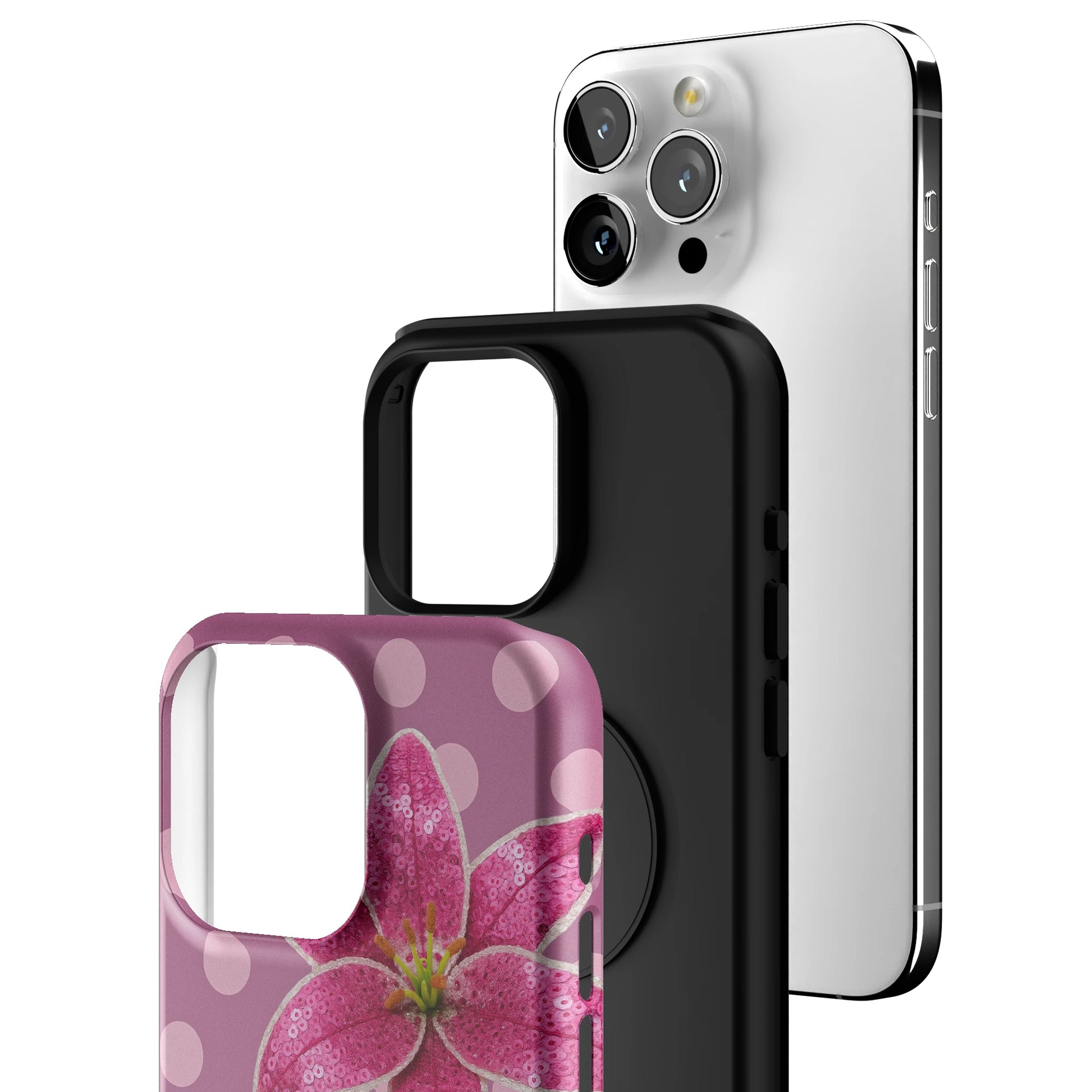 Petal Polka iPhone Case gallery - Iphone_15_Pro_Max_3