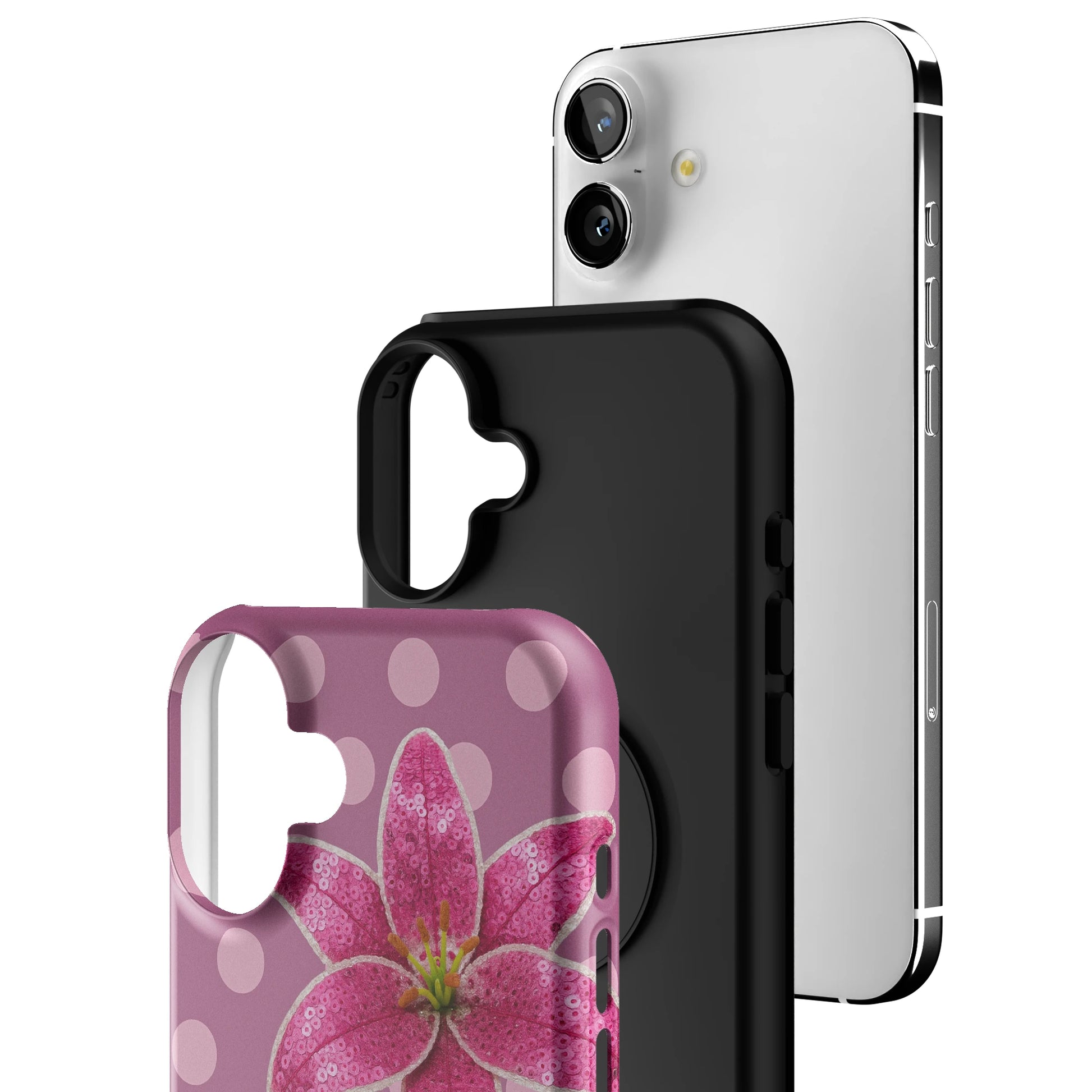Petal Polka iPhone Case gallery - Iphone_16_Mini_Air_Plus_3