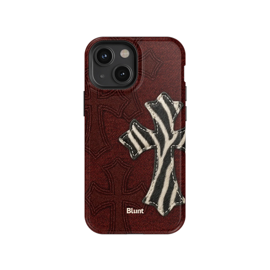 Zebrascale Cross iPhone Case