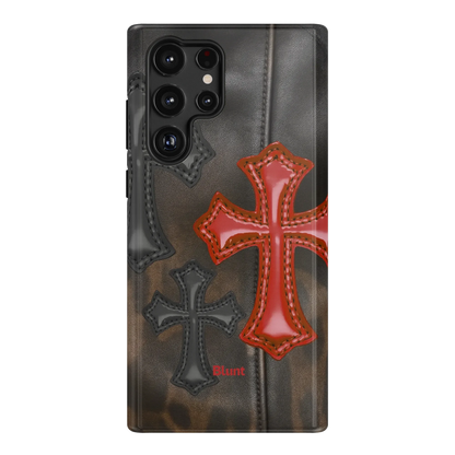 Leather Crosses Samsung Case