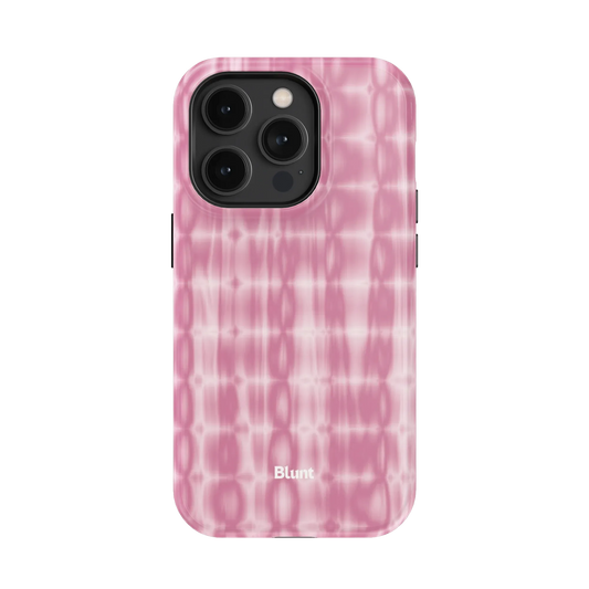 Pink Ripple iPhone Case