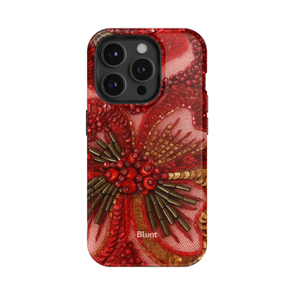 Crimson iPhone Case