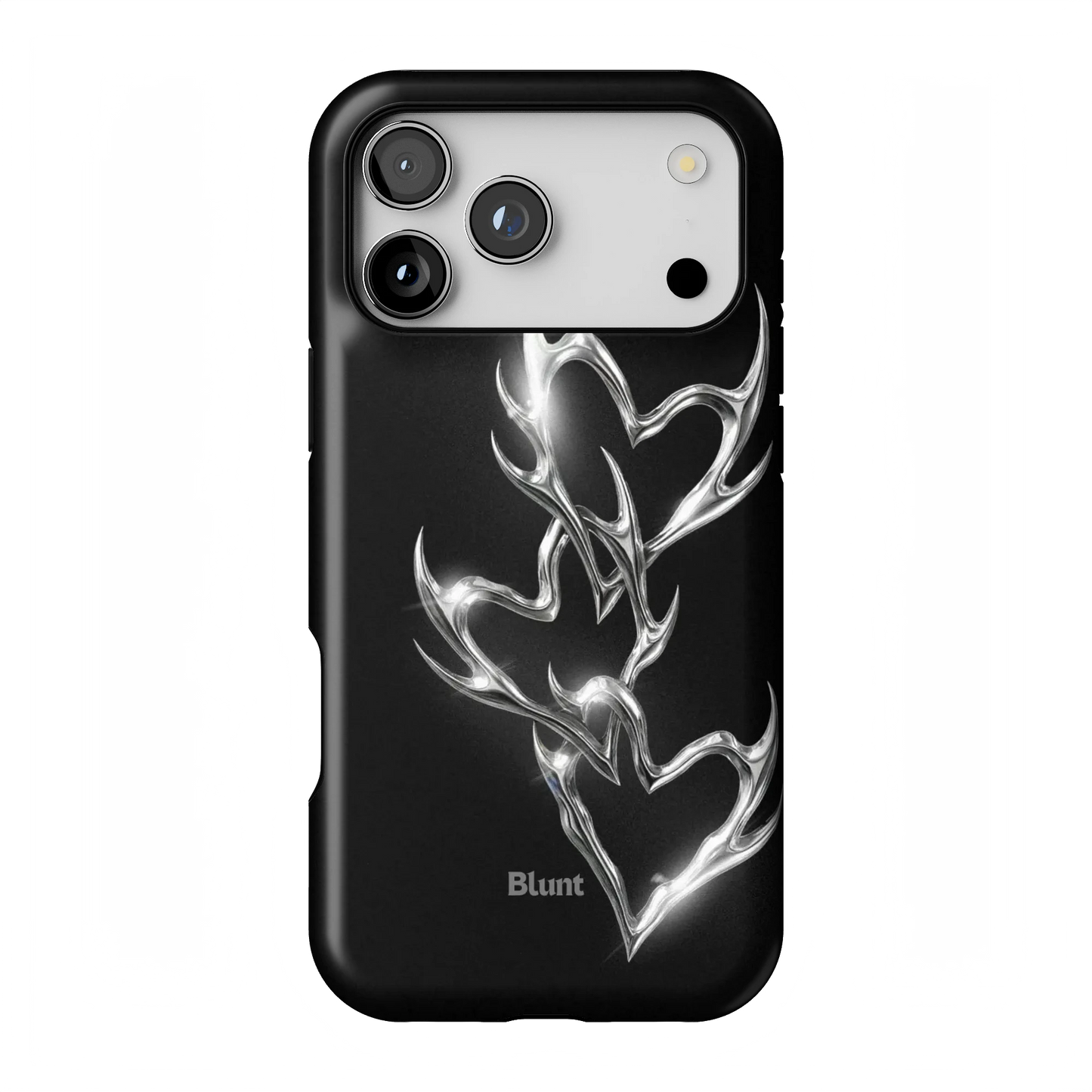 Chrome Flame iPhone Case