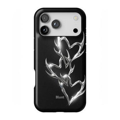 Chrome Flame iPhone Case