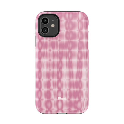 Pink Ripple iPhone Case