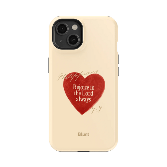 Philippians 4:4 iPhone Case - Blunt Cases