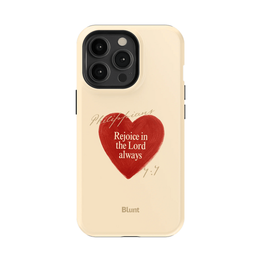 Philippians 4:4 iPhone Case - Blunt Cases