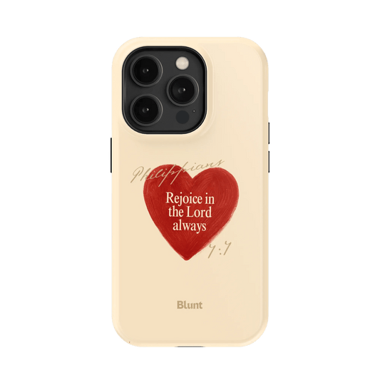 Philippians 4:4 iPhone Case - Blunt Cases