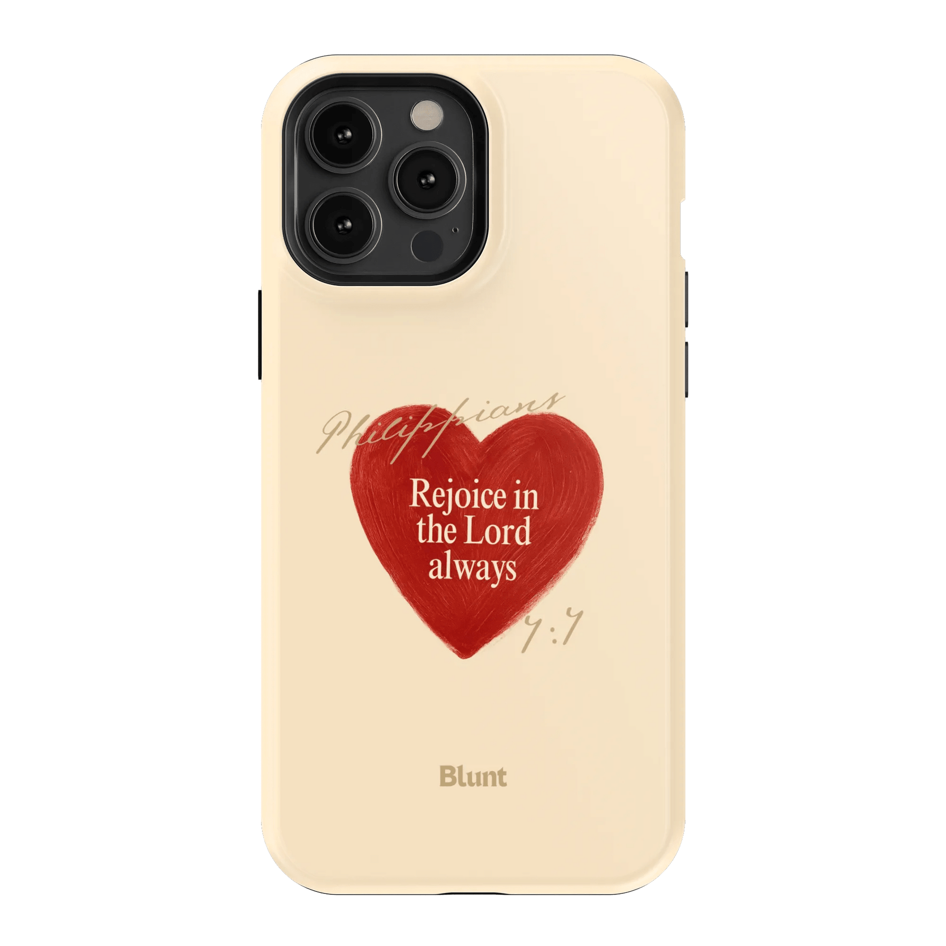 Philippians 4:4 iPhone Case - Blunt Cases