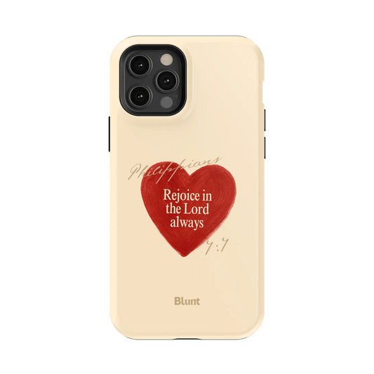 Philippians 4:4 iPhone Case - Blunt Cases