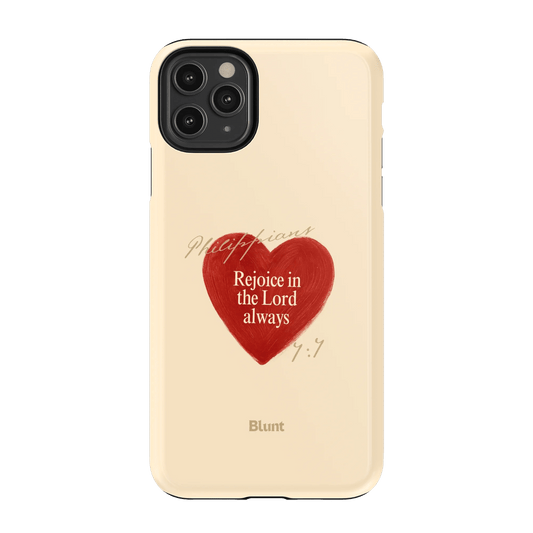 Philippians 4:4 iPhone Case - Blunt Cases