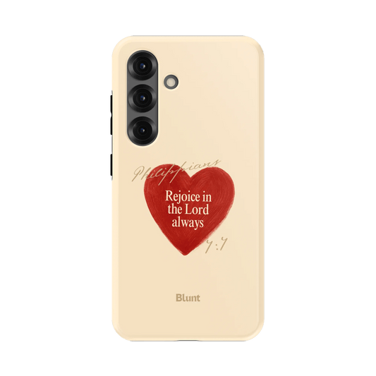 Philippians 4:4 Samsung Case - Blunt Cases