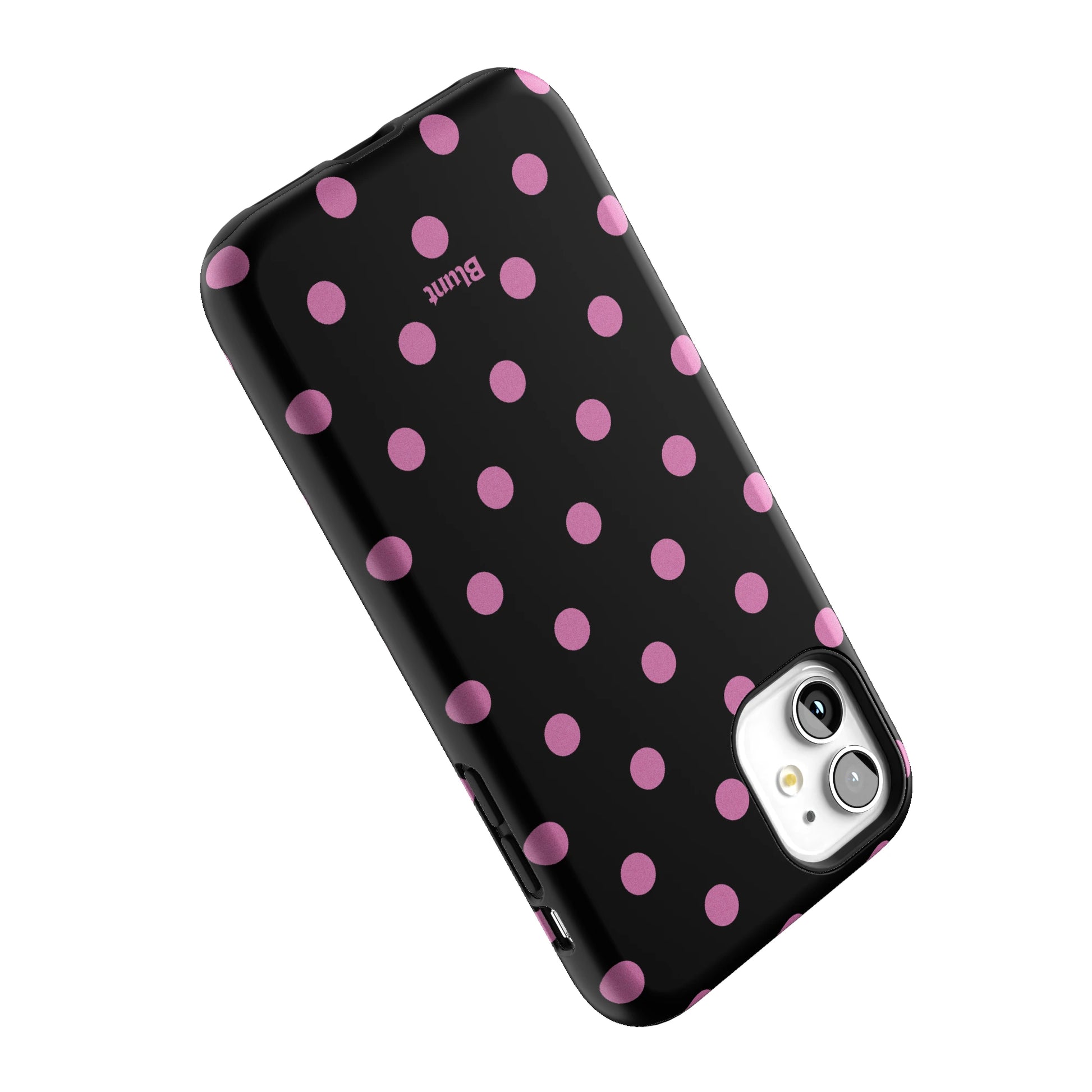 Pink and Black Polka iPhone Case gallery - Iphone_11_Iphone_5
