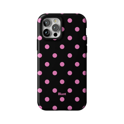 Pink and Black Polka iPhone Case gallery - Iphone_12_Pro_1