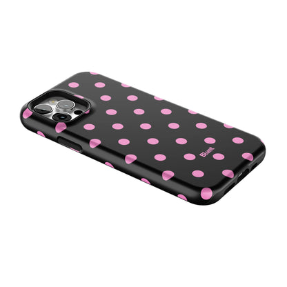 Pink and Black Polka iPhone Case gallery - Iphone_12_Pro_2