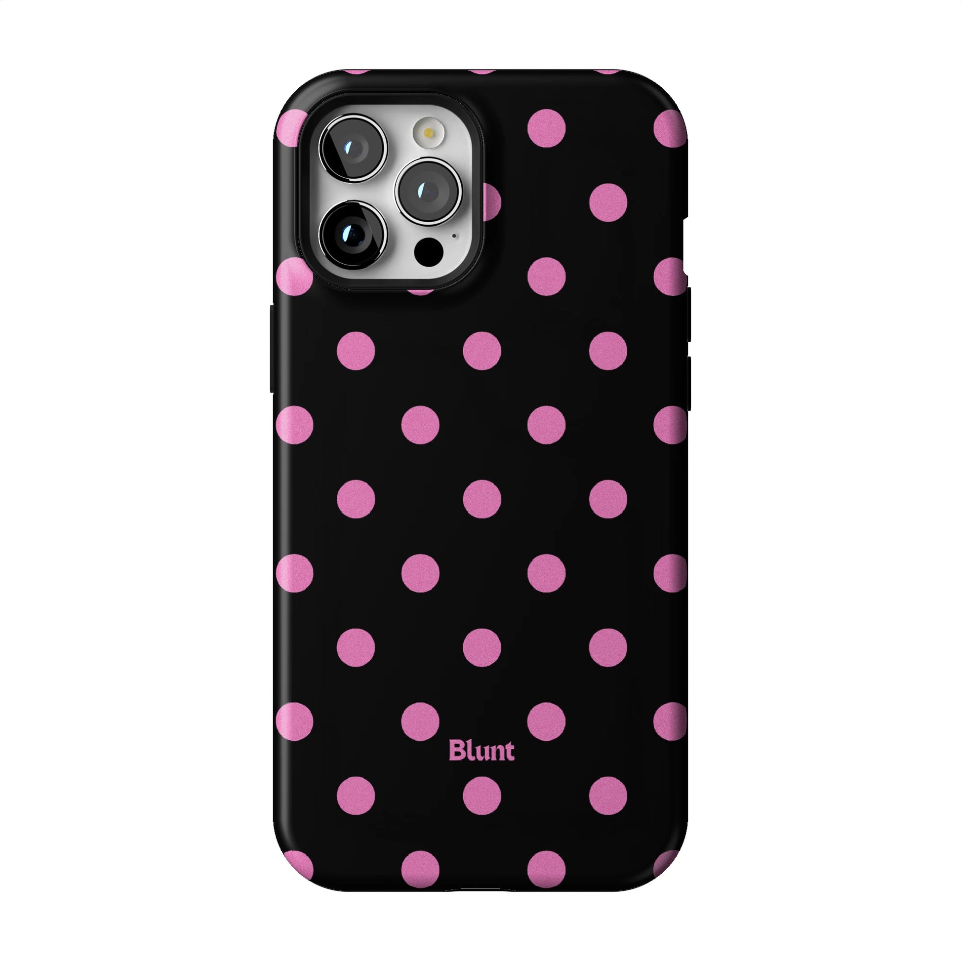 Pink and Black Polka iPhone Case gallery - Iphone_12_Pro_Max_1