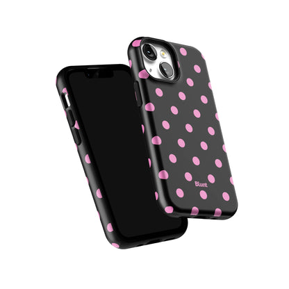 Pink and Black Polka iPhone Case gallery - Iphone_13_Mini_Air_Plus_6