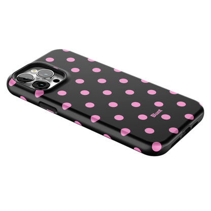 Pink and Black Polka iPhone Case gallery - Iphone_13_Pro_Max_2