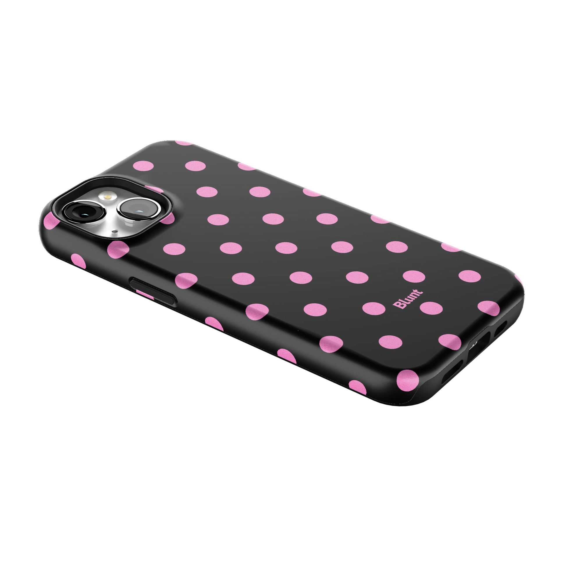 Pink and Black Polka iPhone Case gallery - Iphone_14_Iphone_2